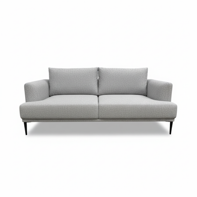 Sofá 2 Cps Tapiz G8211 Estructura De Madera