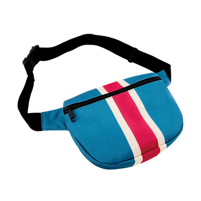 Bolso Con Correa (Celeste , Rojo Y Blanco) De Poliéster