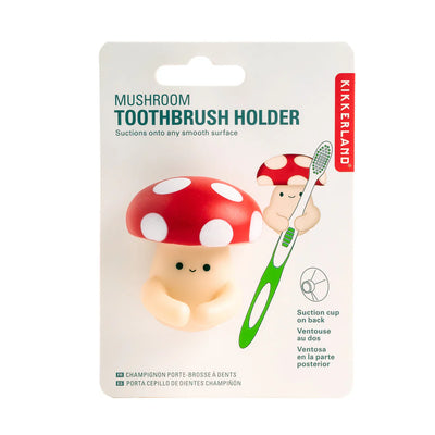 Sujetador De Cepillos De Dientes (Modelo Honguito) De Plástico