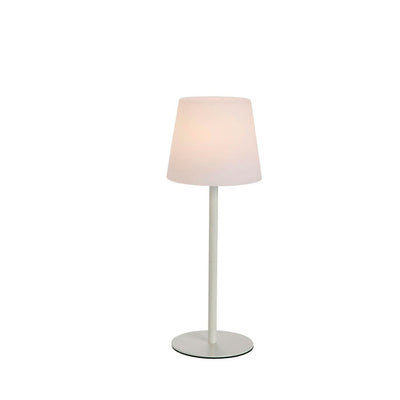 Lámpara Led Con Base (Blanca) De Plástico