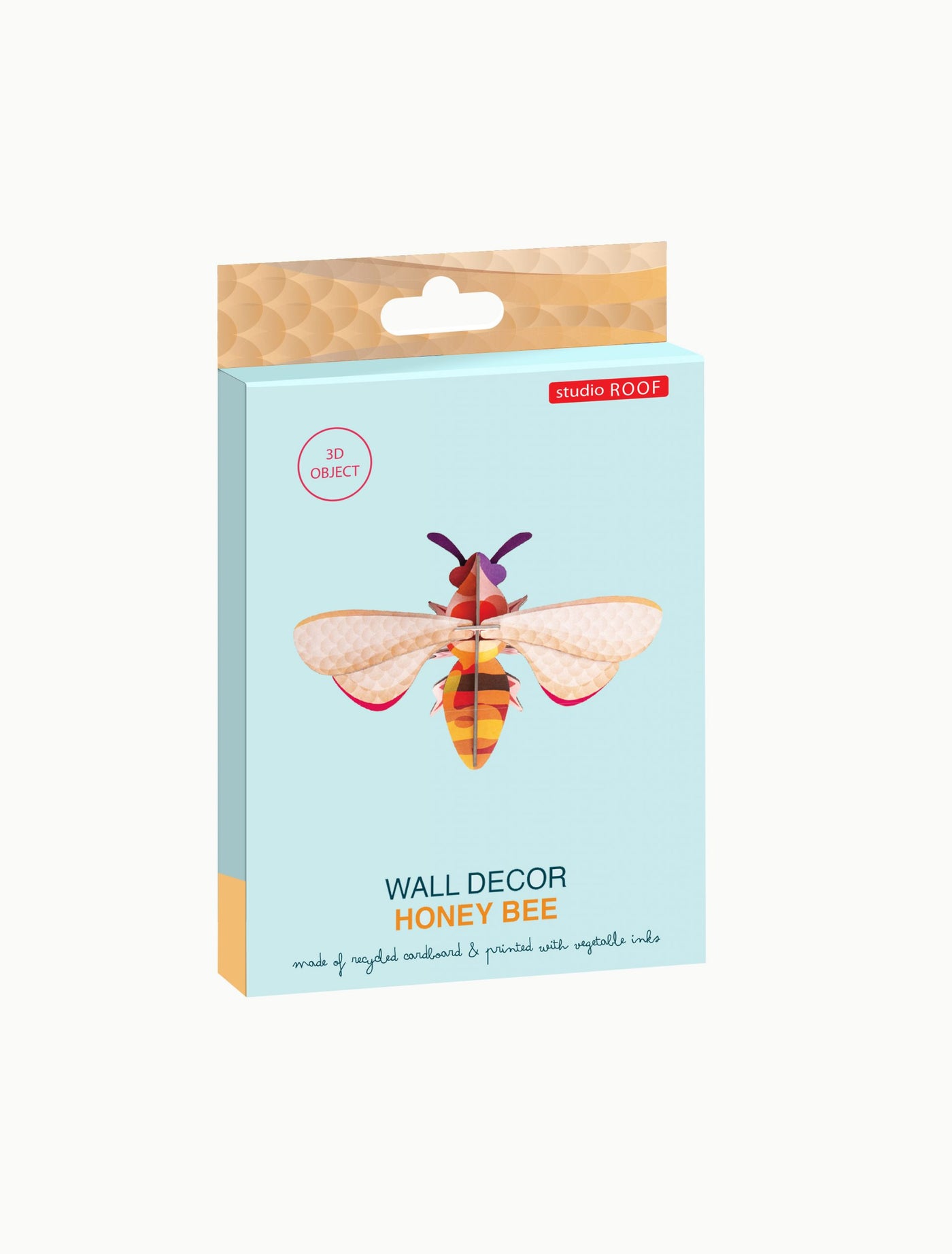 Pieza Decorativa De Pared (Abeja) De Papel