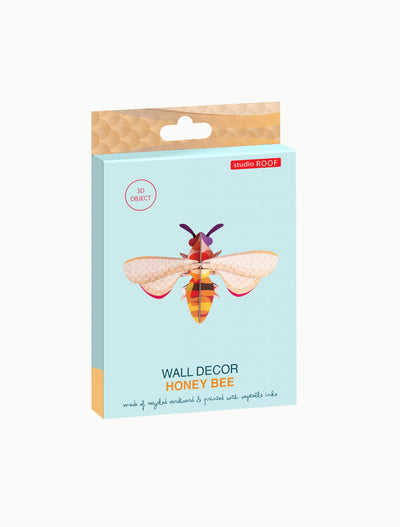 Pieza Decorativa De Pared (Abeja) De Papel