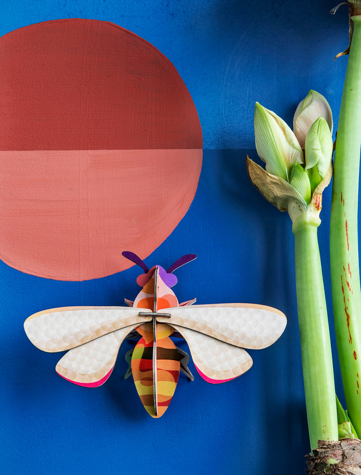 Pieza Decorativa De Pared (Abeja) De Papel