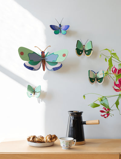 Pieza Decorativa De Pared (Mariposa Morada) De Papel