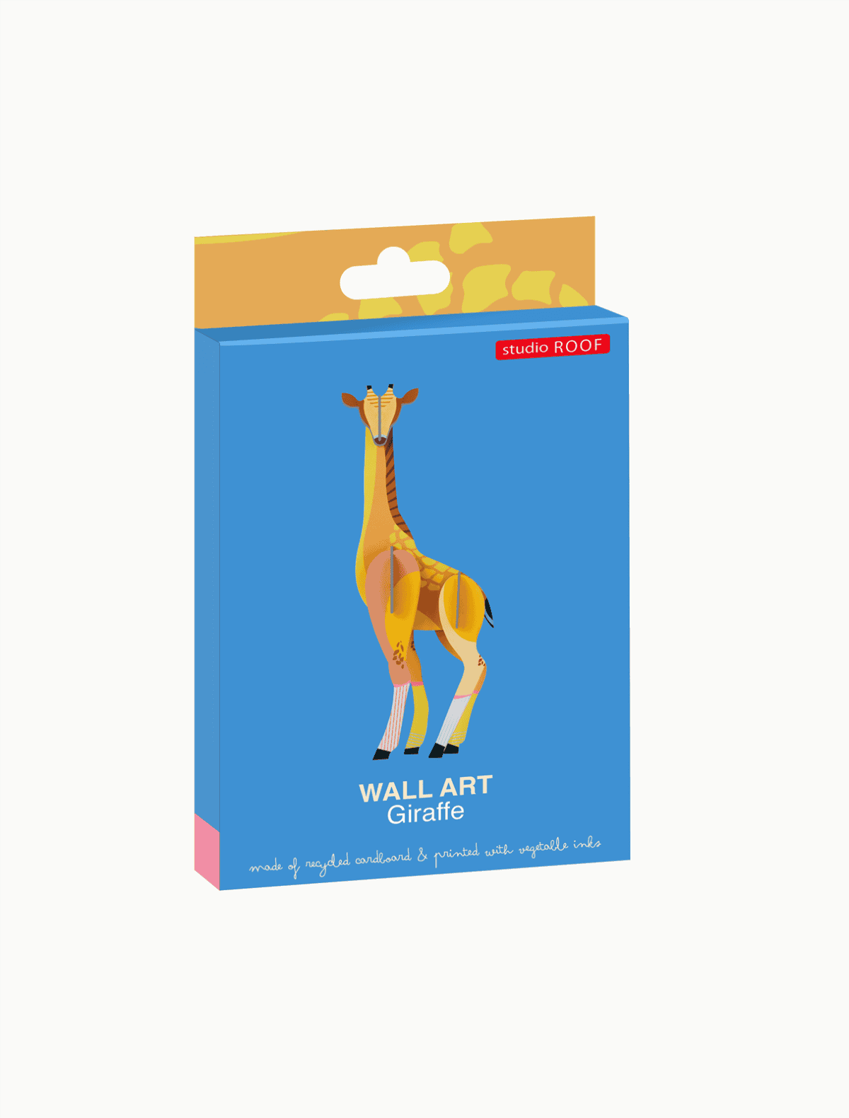 Pieza Decorativa De Pared (Jirafa) De Papel