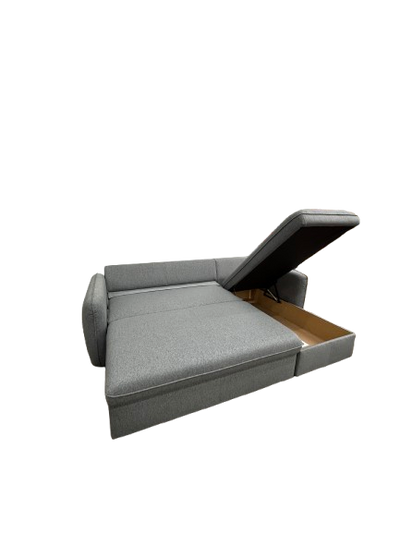 Seccional Sofá Cama Tapiz G8210 Estructura De Madera