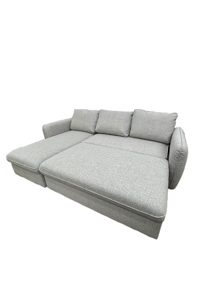 Seccional Sofá Cama Tapiz G8211 Estructura De Madera