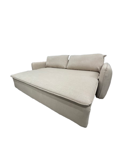 Sofá Cama 3 Cps Tapiz G4361 Estructura De Madera