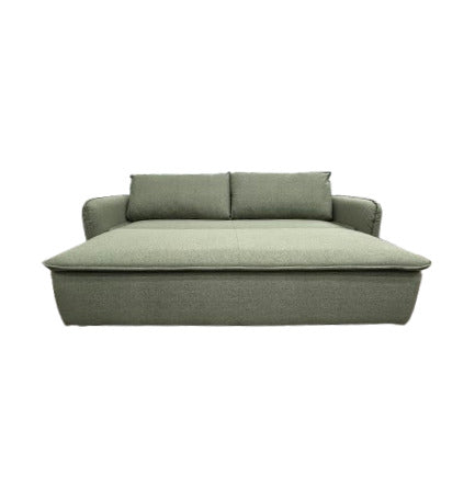 Sofá Cama 3 Cps Tapiz G8230 Estructura De Madera