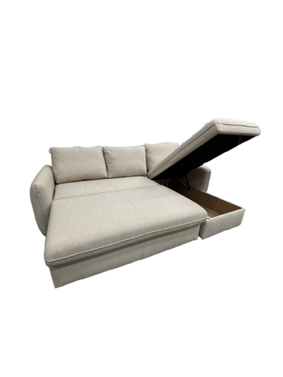 Seccional Sofá Cama Tapiz G4361 Estructura De Madera