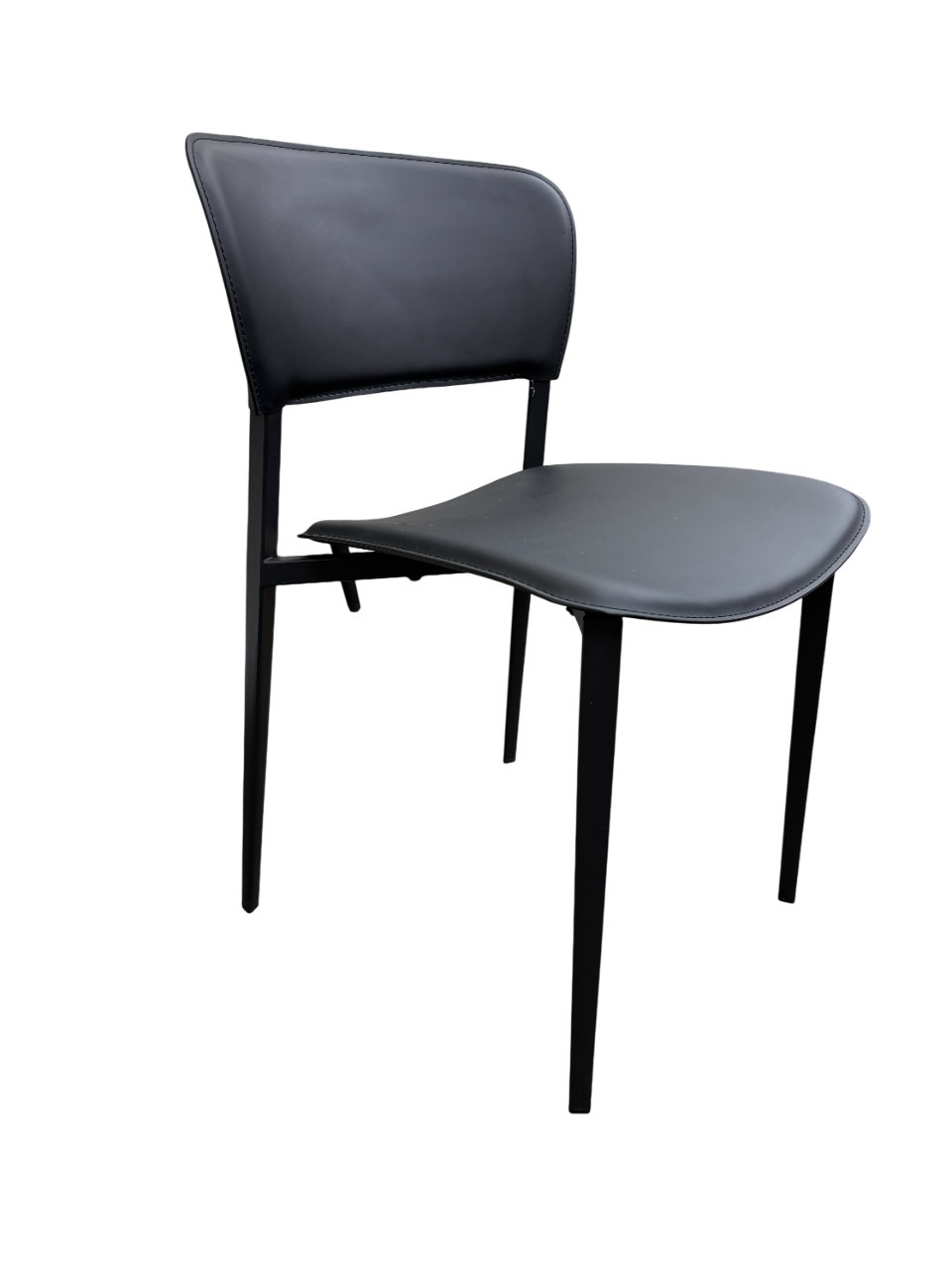Silla De Comedor (Negro) Patas De Metal