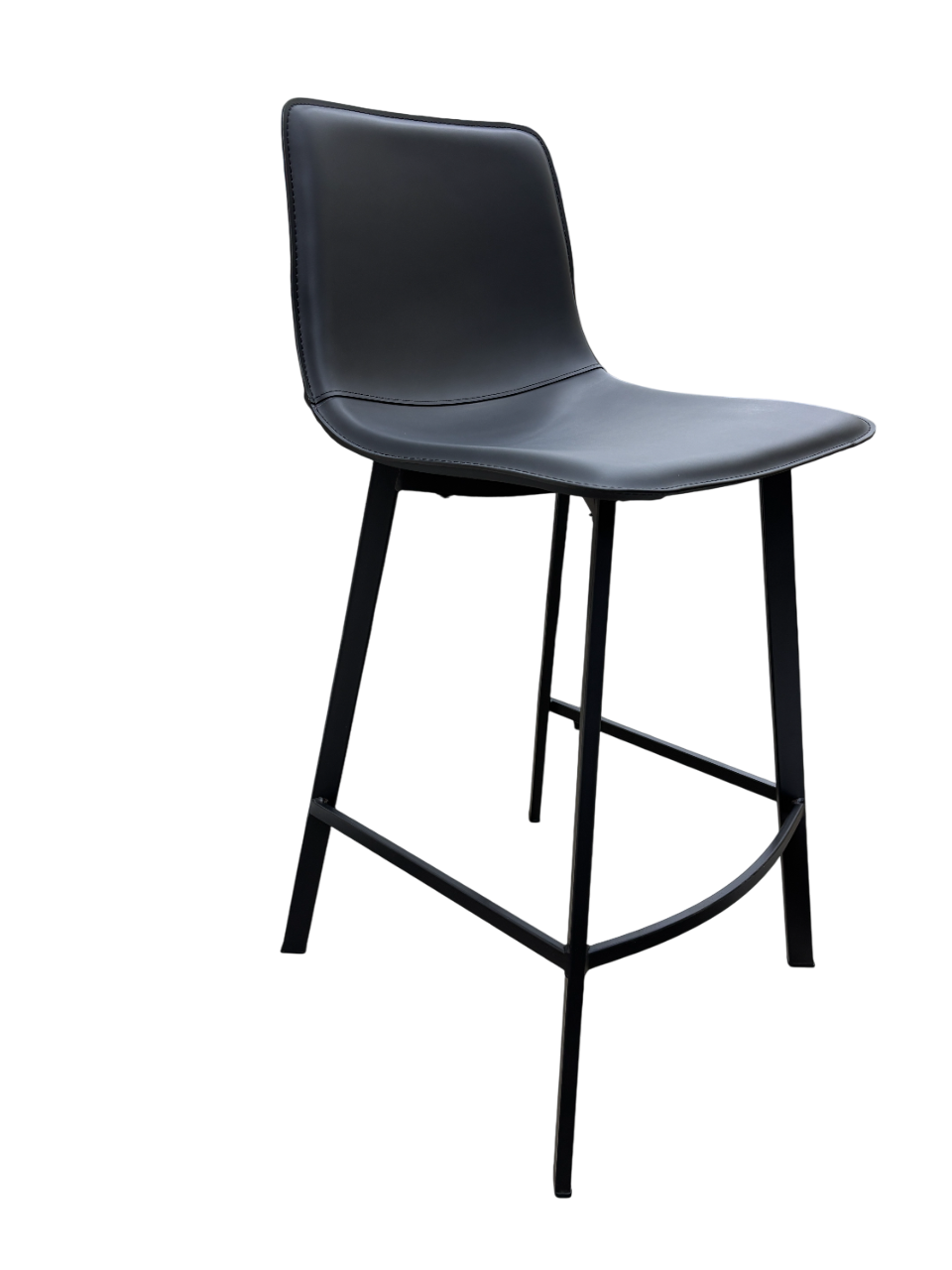 Silla Para Bar Tapiz (Negro) Estructura De Metal
