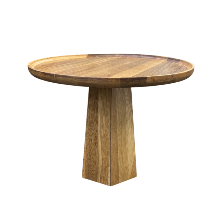 Mesa Auxiliar Color Natural Estructura (Roble) De Madera
