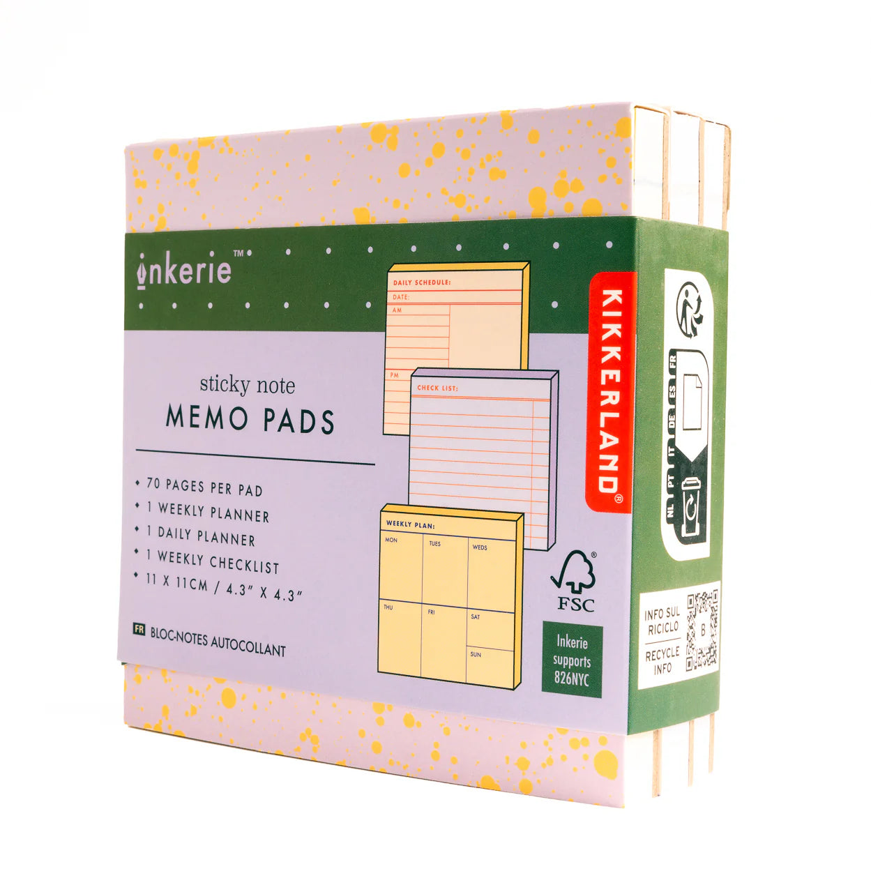 Set X 3 Talonarios Pequeños De Papel