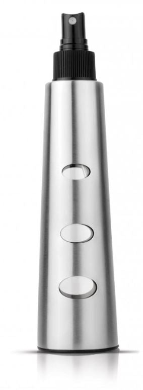 Aceitera / Vinagrera Con Spray (Plateado) 200 Mltrs De Acero