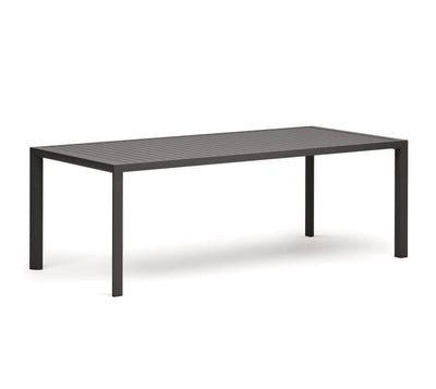 Mesa De Comedor Para Exterior (Gris Oscuro) Estructura De Metal