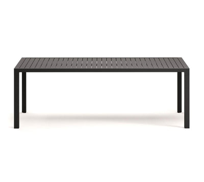 Mesa De Comedor Para Exterior (Gris Oscuro) Estructura De Metal