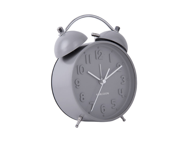 Reloj Despertador (Gris) De Metal