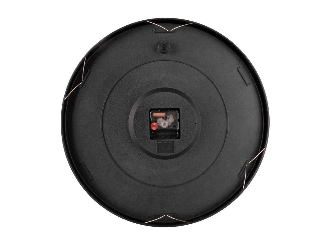 Reloj De Pared Redondo (Blanco) De Plástico