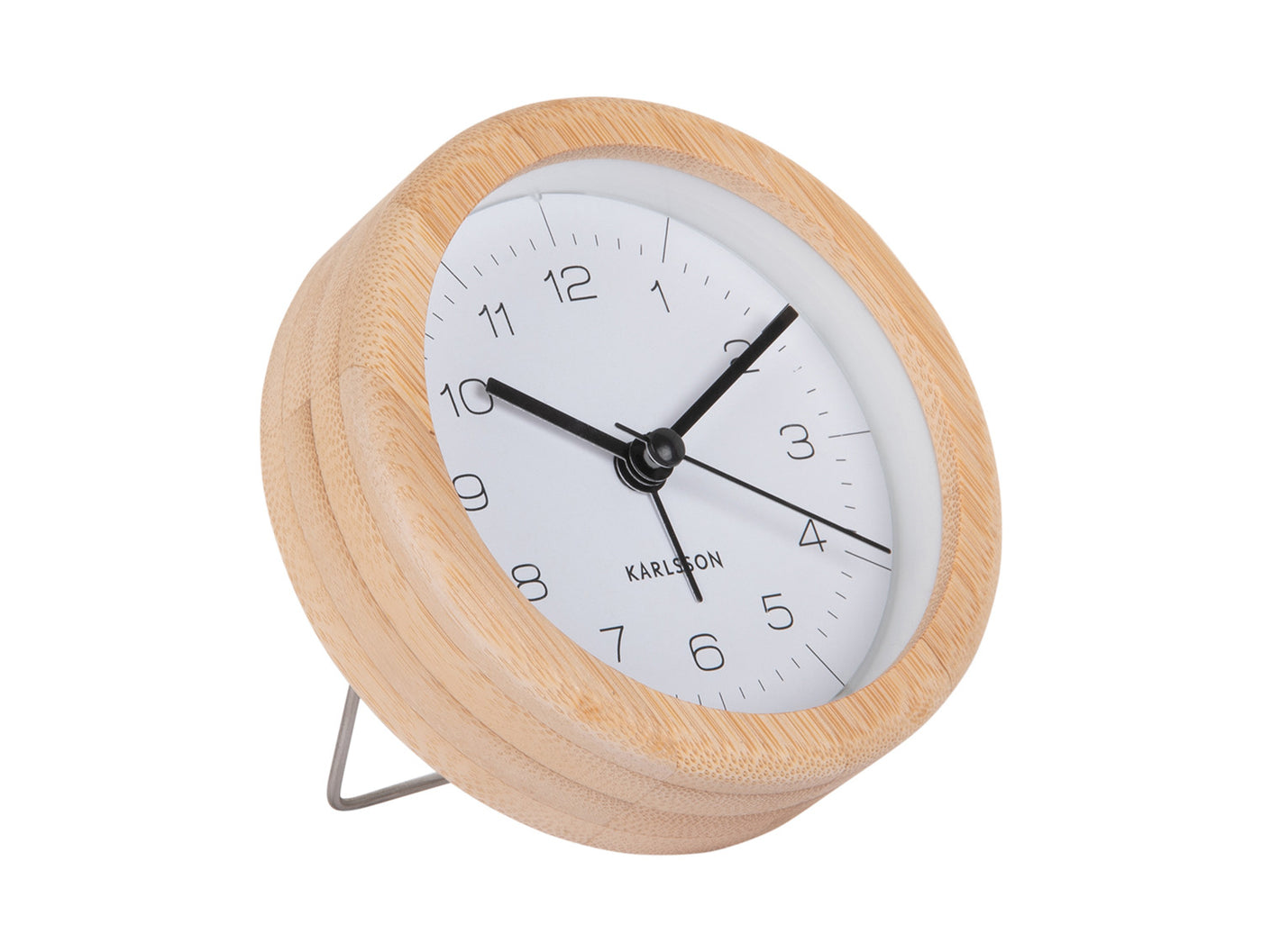Reloj Despertador Color (Natural) De Madera