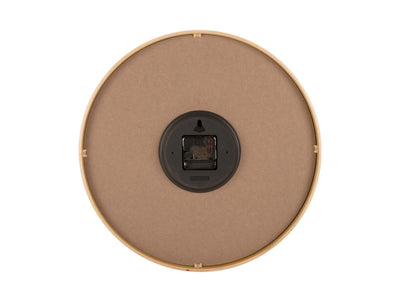 Reloj De Pared Redondo (Amarillo) De Madera