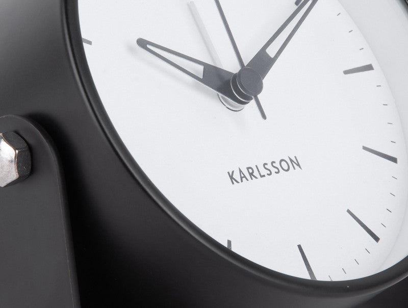 Reloj Despertador (Negro) De Metal