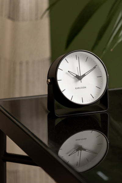 Reloj Despertador (Negro) De Metal