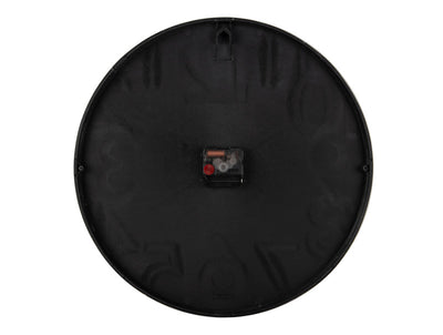 Reloj De Pared Redondo (Gris/Negro) De Plástico