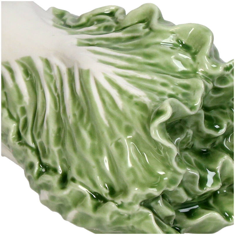 Pieza Decorativa (Verde) Modelo Pak Choi De Cerámica