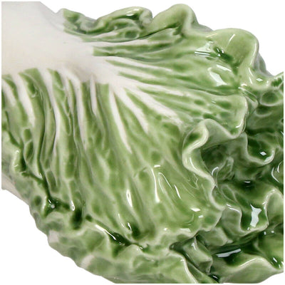 Pieza Decorativa (Verde) Modelo Pak Choi De Cerámica