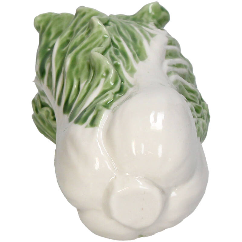 Pieza Decorativa (Verde) Modelo Pak Choi De Cerámica