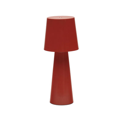 Lámpara De Mesa Decorativa (Rojo) De Metal