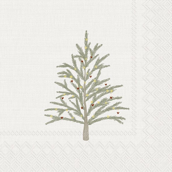 Set De 20 Servilletas (Tree Pine) De Papel