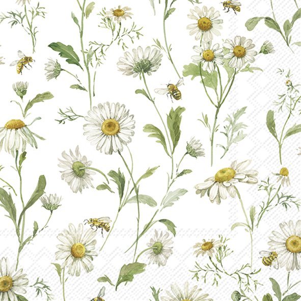 Set De 20 Servilletas (Margaritas) De Papel