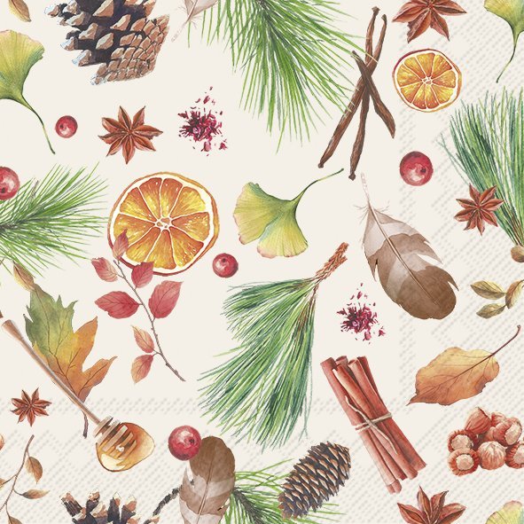 Set De 20 Servilletas (Popourri) De Papel