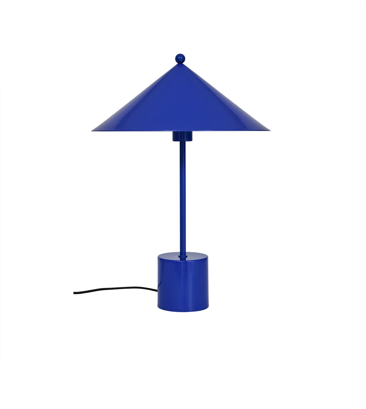 Lámpara De Mesa (Azul) De Metal