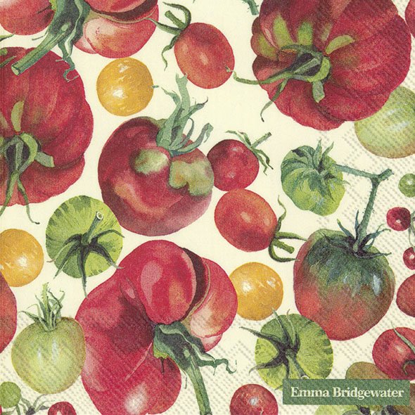 Set De 20 Servilletas (Tomates) De Papel