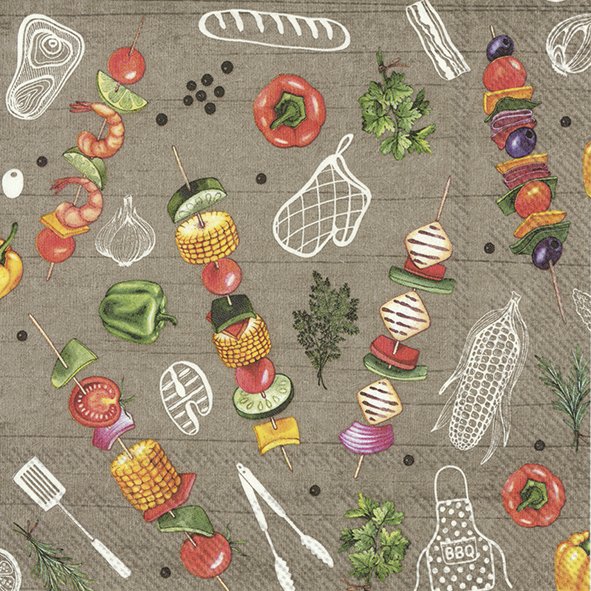 Set De 20 Servilletas (Assorted Cooking) De Papel