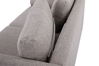 Sofá Cama Tapiz (Gris) Estructura De Madera