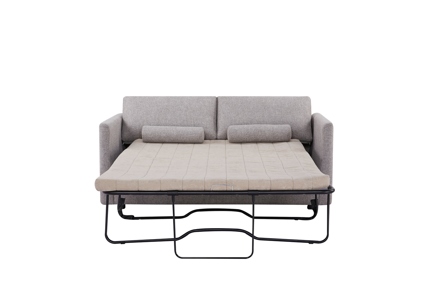 Sofá Cama Tapiz (Gris) Estructura De Madera