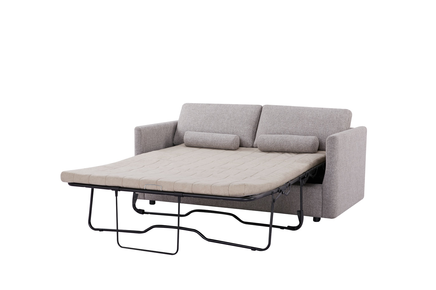 Sofá Cama Tapiz (Gris) Estructura De Madera