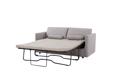 Sofá Cama Tapiz (Gris) Estructura De Madera