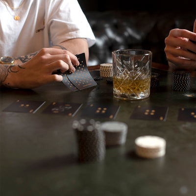 Set De Poker De Metal, Madera, Cartón Y Plástico