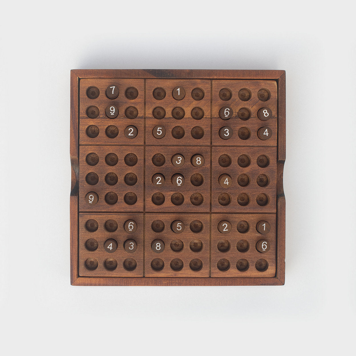 Set Juego Sudoku De Madera