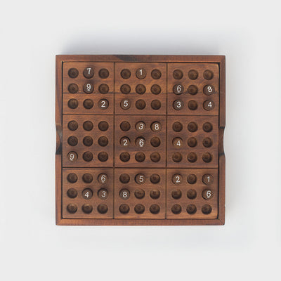 Set Juego Sudoku De Madera