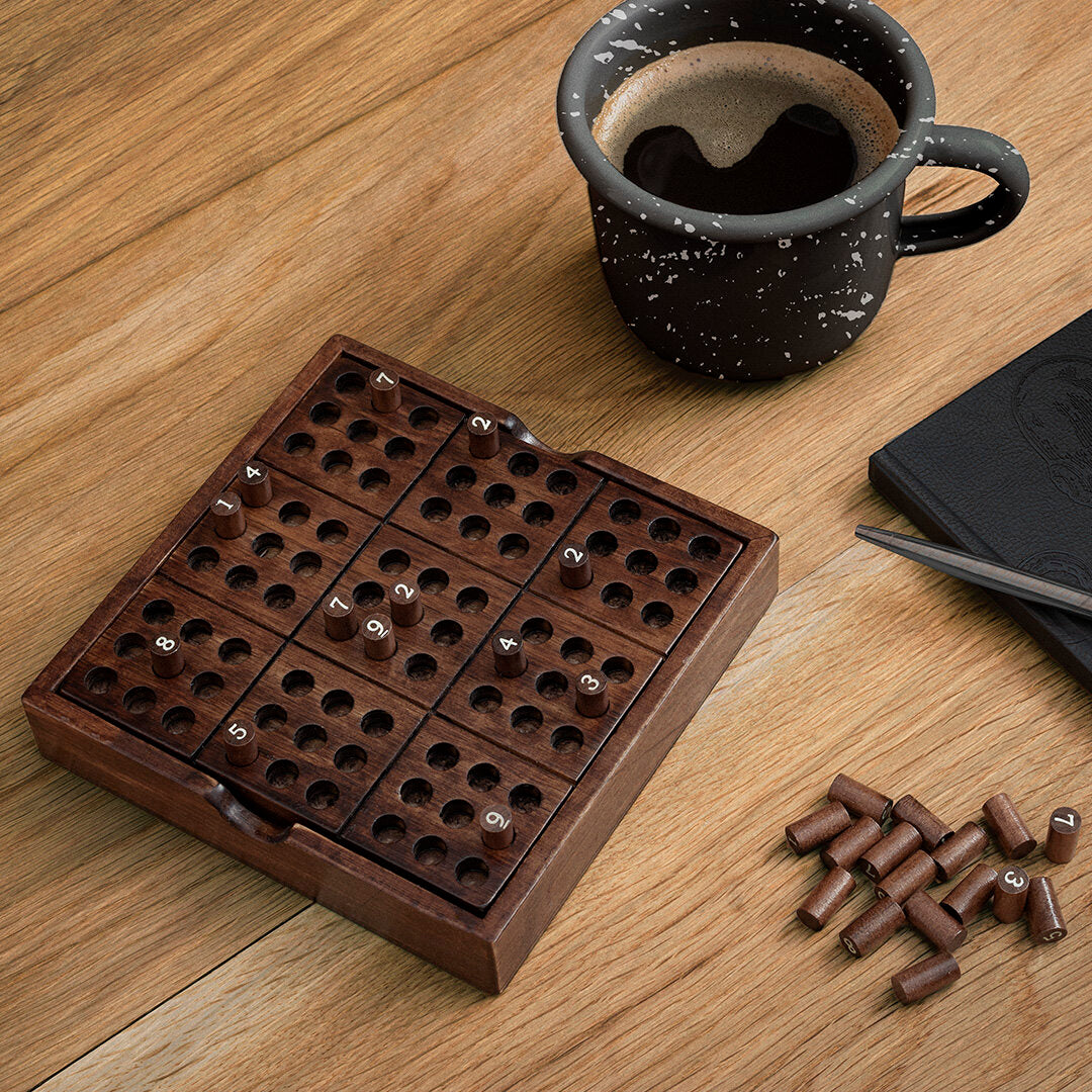 Set Juego Sudoku De Madera