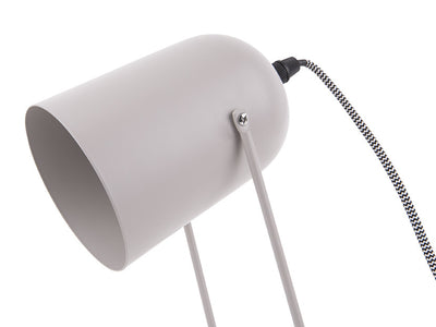 Lámpara De Mesa (Gris Claro) De Metal