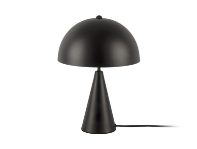Lámpara (Negra) De Mesa Oval De Metal