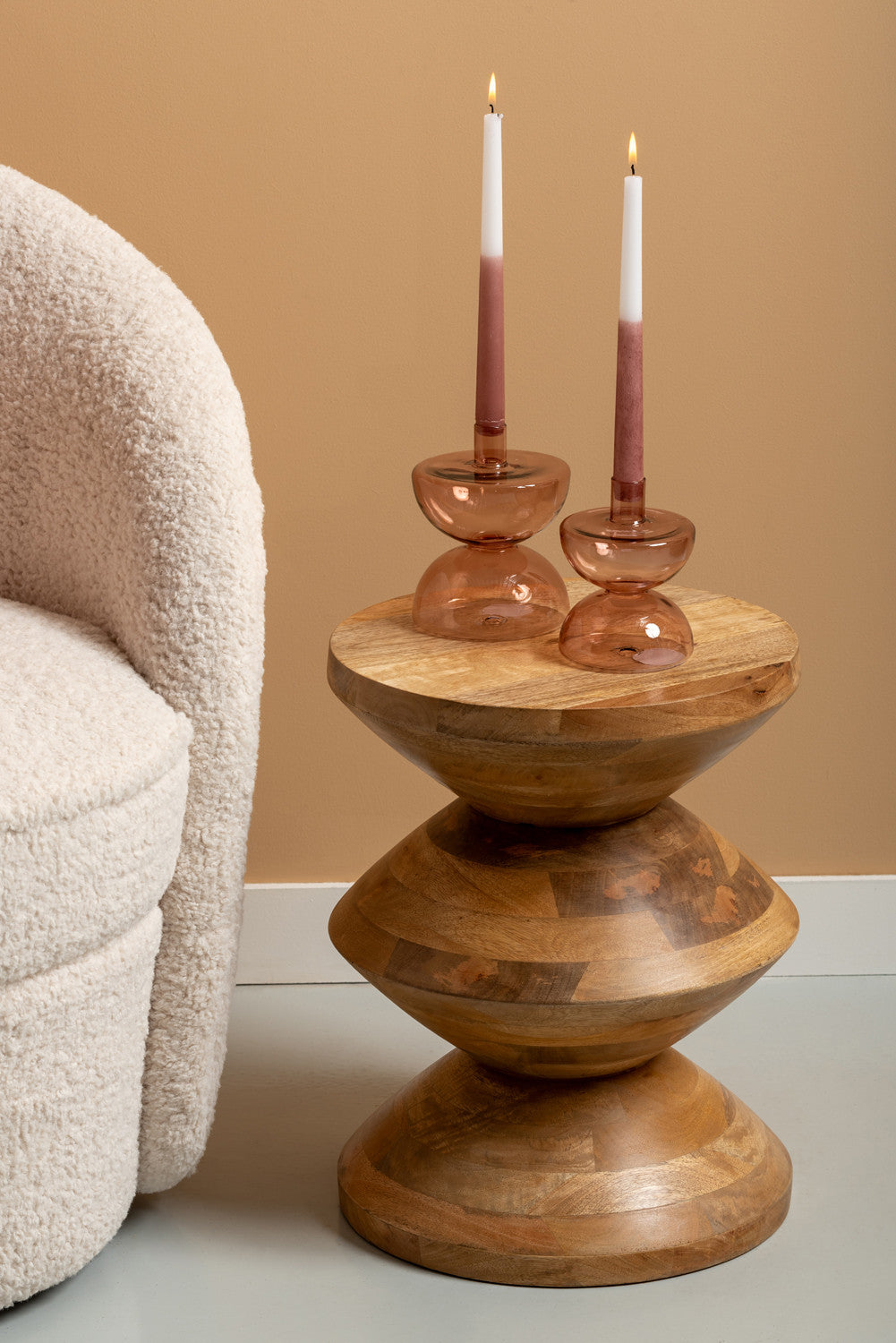 Mesa Auxiliar Color (Marrón) De Madera