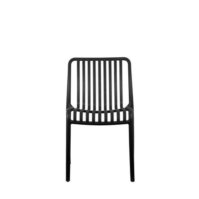 Silla De Comedor (Negro) De Plástico